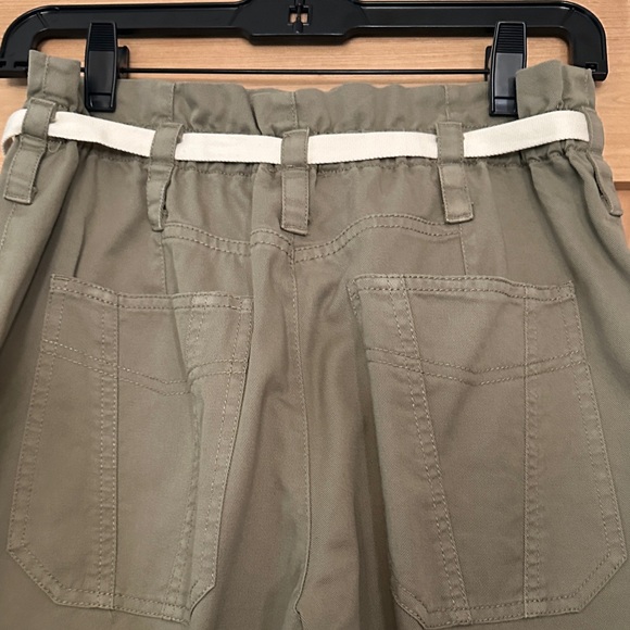 A.L.C. “Augusta” Belted Paperbag Cargo Pants • Dusty Olive • Size 4 • EUC! - Picture 7 of 9